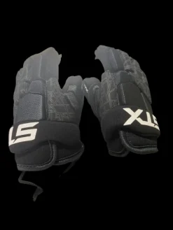 Used STX STX STALLION 75 XS Lacrosse Gloves Junior Black XS