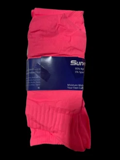 Used SUNEW SOCCER SOCKS ADULT Soccer Socks Neon Pink MD