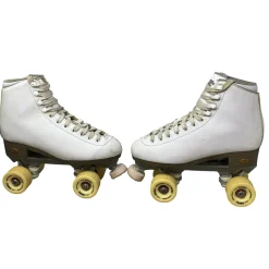 Used Sure Grip QUAD SKATES Senior Roller Quad Skates White Senior 8