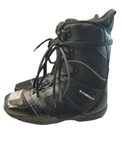 Used SYMBOLIC SZ 11 Mens Snowboard Boots Black Senior 11