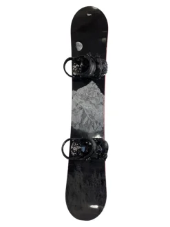 Used SYSTEM LUNAR Snowboard Mens Board/Bindings Black 156 cm