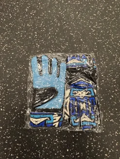 Used TACTIXXS Soccer Goalie Gloves Navy Blue 5