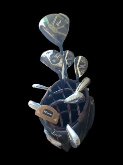 Used Taylormade CALLAWAY/TAYLORMADE/PING Womens Package Set LH Black 10 Piece