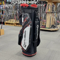 Used Taylormade PRO Men's Cart Bag White/Black/Red