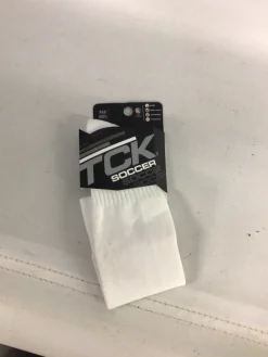 Used TCK TCK SOCCER SOCKS Soccer Socks White MD