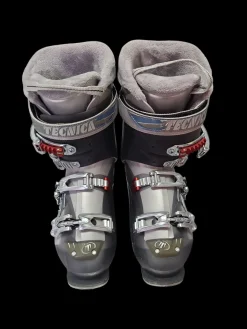 Used Tecnica ATTIVA Womens DH Ski Boot Grey 265 MP - M08.5 - W09.5