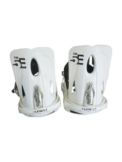Used 5TH ELEMENT BINDINGS SZMD Mens Binding Only White MD