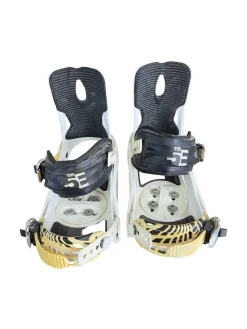 Used 5TH ELEMENT BINDINGS SZMD Mens Binding Only White MD