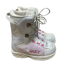Used ThirtyTwo BOOT Girls Snowboard Boots White Junior 02