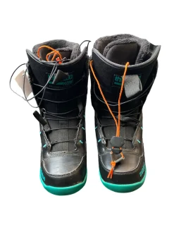 Used ThirtyTwo FAST TRACK Girls Snowboard Boots Teal Junior 06.5