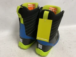 Used ThirtyTwo KIDA BOA Boys Snowboard Boots Black And Carolina Blue Junior 04