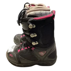 Used ThirtyTwo PRION Girls Snowboard Boots Black Junior 05