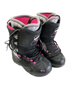 Used ThirtyTwo PRION Girls Snowboard Boots Black Youth 06.5