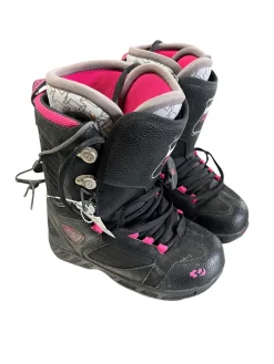 Used ThirtyTwo PRION Girls Snowboard Boots Black Youth 06.5