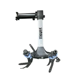 Used Thule APEX SWING AWAY 4 BIKE HITCH RACK Rear Mount Carrier Black