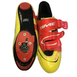 Used Time EQ Pro CX Bike Shoes Adult Yellow Senior 10.5
