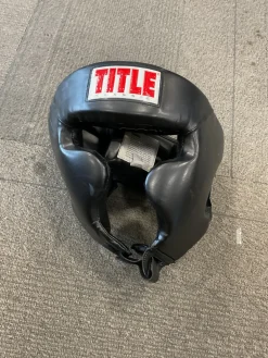 Used Title Boxing Headgear Black