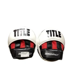 Used Title Boxing Pads White