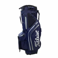 Used Titleist 14 SLOT CART BAG Mens Cart Bag Navy Blue
