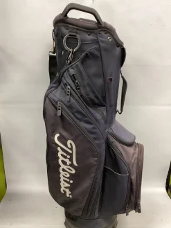 Used Titleist 14 SLOT CART BAG Mens Cart Bag Navy Blue