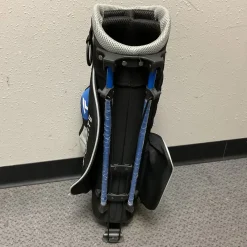 Used Top Flite Jr Stand Bag Royal Blue And Chrome