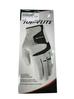 Used Top Flite Mens Golf Glove White XL
