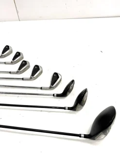 Used Top Flite TI MATRIX Mens Package Set RH Black 8 Piece