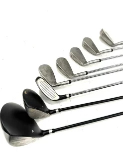 Used Top Flite TI MATRIX Mens Package Set RH Black 8 Piece