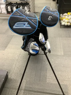 Used Tour Edge BAZOOKA AGES 11-14 Jr Package Set RH Royal Blue 8 Piece