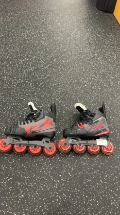 Used Tour Skate CODE GX Roller Hockey Skates Black Junior 05
