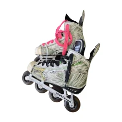 Used Tour Skate FISH BONELITE PRO SENIOR SKATES Roller Hockey Skates White Senior 6