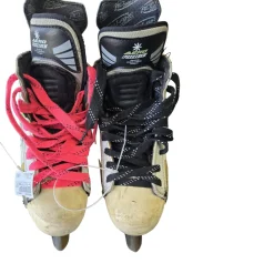 Used Tour Skate FISH BONELITE PRO SENIOR SKATES Roller Hockey Skates White Senior 6