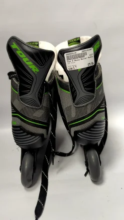 Used Tour Skate Roller Hockey Skates Black Senior 7