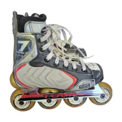 Used Tour Skate Roller Hockey Skates Grey Youth 12.0