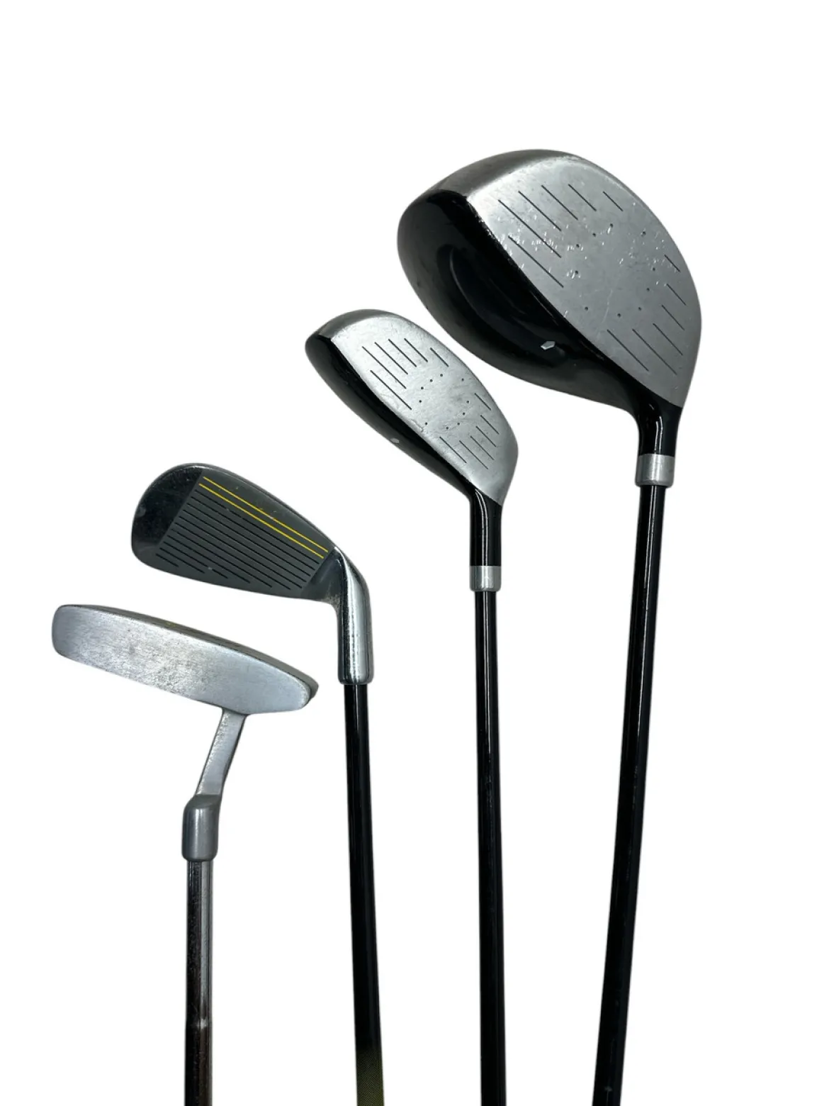 Used Tour X JR LH GOLF SET Jr Package Set LH Black And Yellow 4 Piece