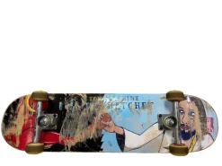 Used Toy Machine BURY THE HATCHET Complete Skateboard 8" w/ Ace Trucks