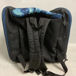 Used TRANSPACK Ice Skate Bag Black And Carolina Blue