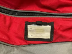 Used Travel Snowboard Bag Red