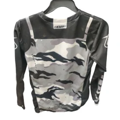 Used Troy Lee Designs Youth Motocross Top Black Medium