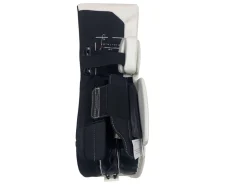 Used True CATALYST Goalie Leg Pads Junior White/Black 28+2”