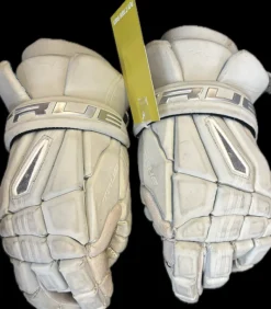 Used True FREQUENCY Lacrosse Gloves Mens Grey 12"
