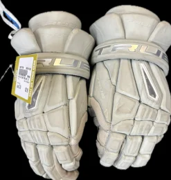 Used True FREQUENCY Lacrosse Gloves Mens Grey 12"