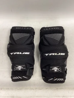 Used True SOURCE Lacrosse Arm Pads/Guards Black MD
