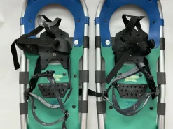 Used Tubbs Snowshoes Mens Royal Blue And Lime Green 30