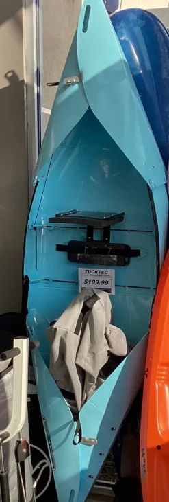 Used TUCKTEC FOLDING KAYAK W/ OCEANBROAD PADD Kayak Carolina Blue 8Ft