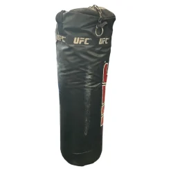 Used UFC ULTIMATE FIGHTING MMA AND BOXING BAG Boxing Heavy Bag Black 100 lb