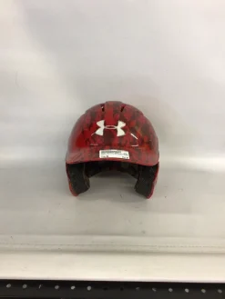 Used Under Armour BATTING HELMET Batting Helmet No Mask Red MD
