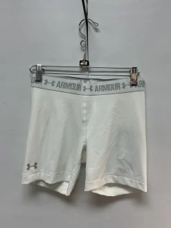 Used Under Armour Compress Pants W White SM