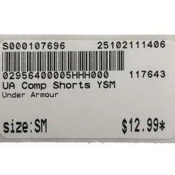 Used Under Armour Compression Shorts Youth SM