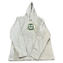 Used Under Armour CSU Hoodie Sweatshirt M Grey MD